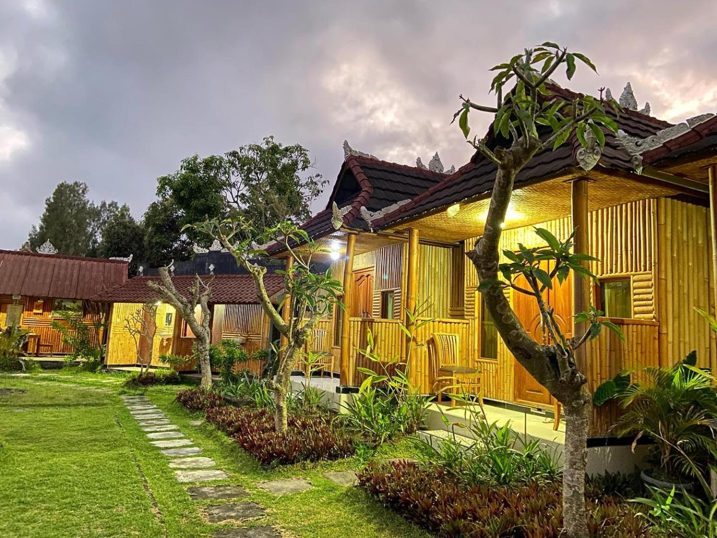 D'Yoga Bamboo House Hotel Kintamani Exterior foto