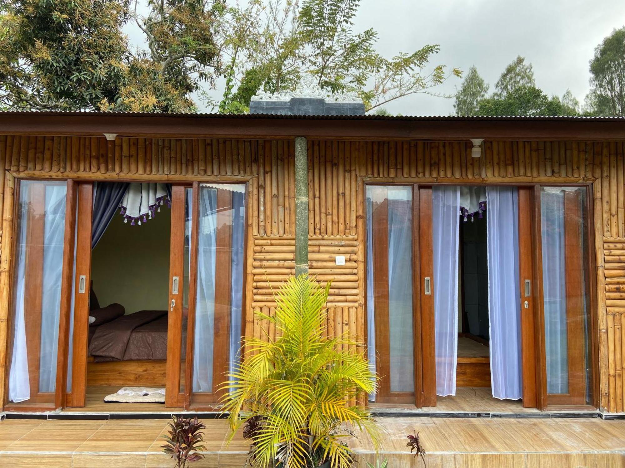 D'Yoga Bamboo House Hotel Kintamani Exterior foto