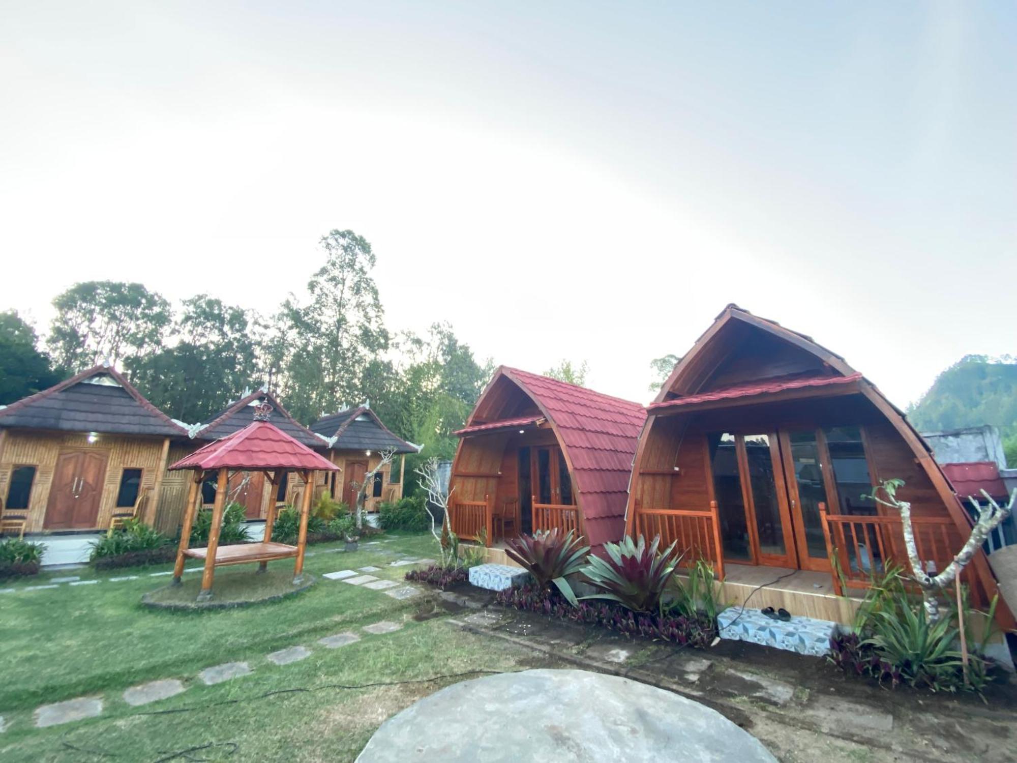 D'Yoga Bamboo House Hotel Kintamani Exterior foto